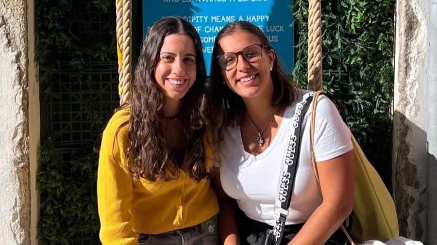 Inês e Catarina juntas